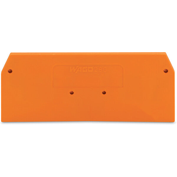 WAGO Abschlußplatte orange, 2,5mm dick 280-326